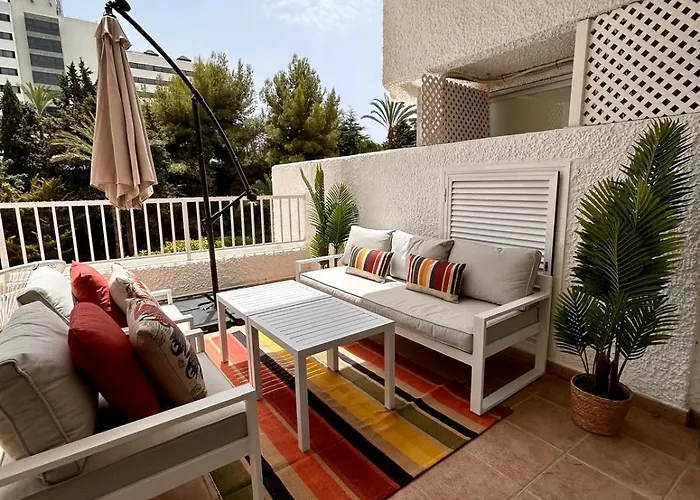 Apartamento Rincón Del Sol Al Lado De La Playa Con Parking Y Piscina 332 *